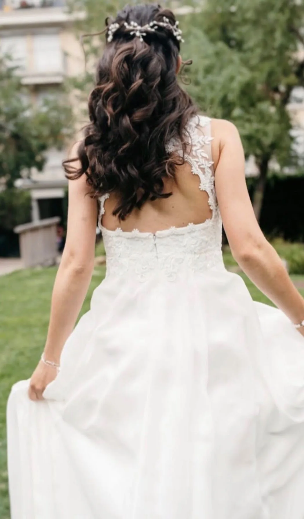 Coiffure de mariée réalisée par Céline Giraud